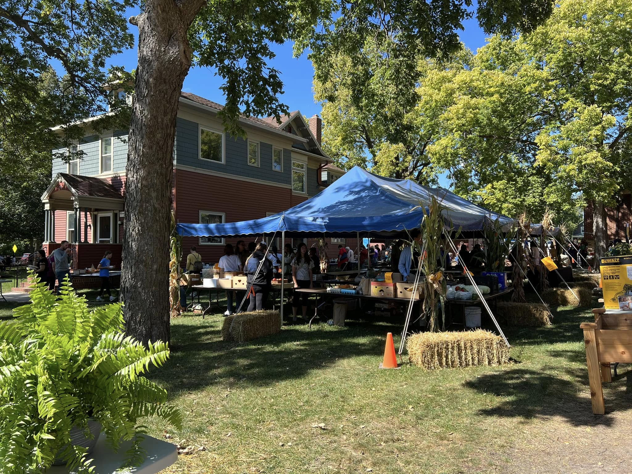 Septemberfest celebration at Assumption Catholic Church in Morris, Minnesota
