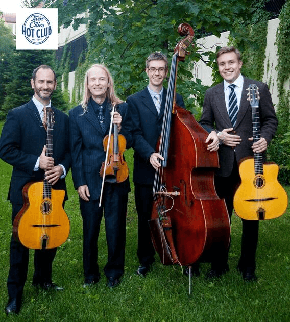 Twin Cities Hot Club performing during the Morris Jazz Crawl